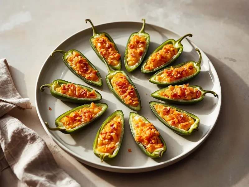 Air fryer jalapeño poppers
