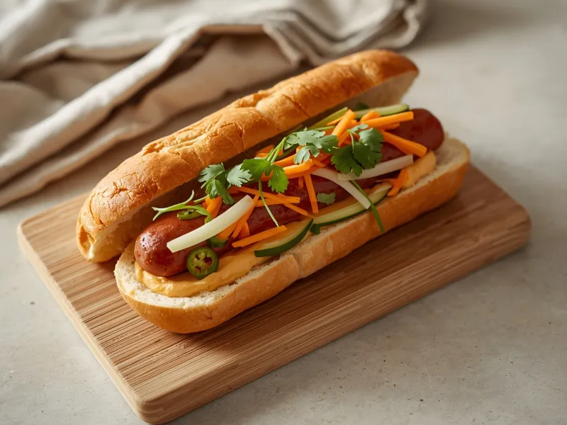 Banh mi hot dogs