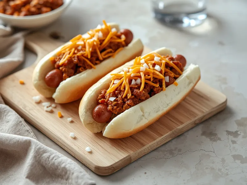 Chili cheese dogs