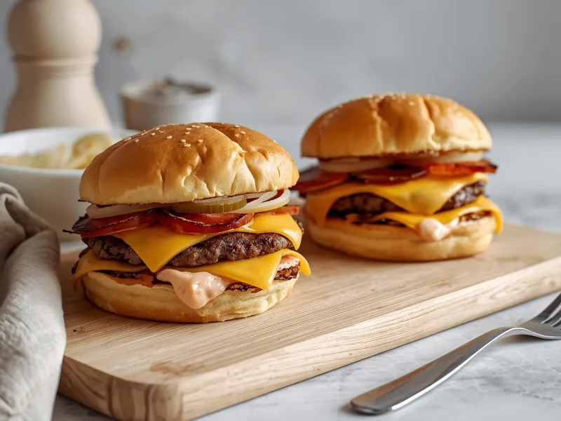 Classic smash burgers