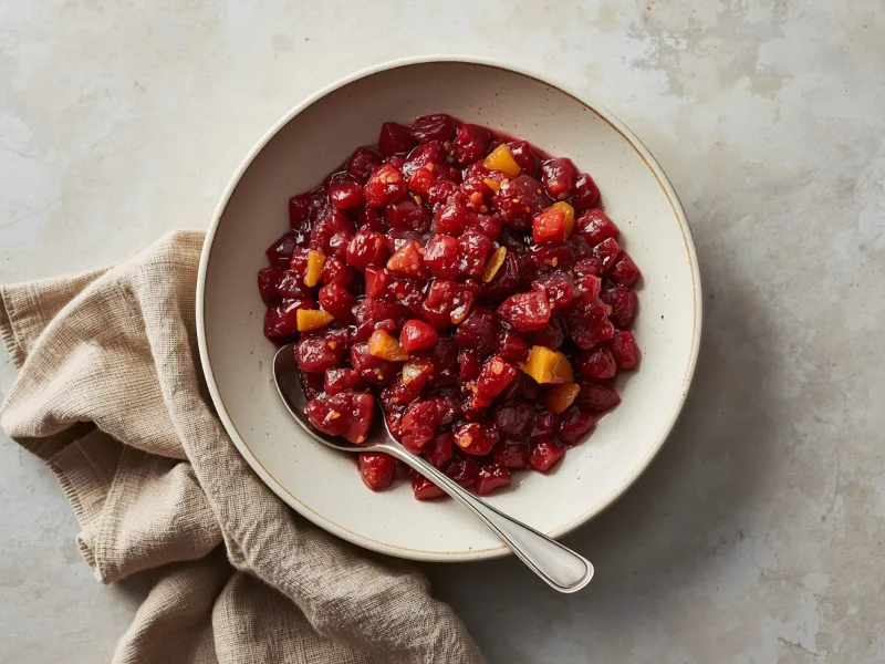 Cranberry orange relish