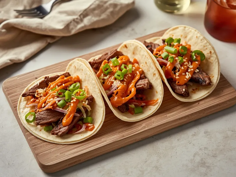 Korean bulgogi tacos