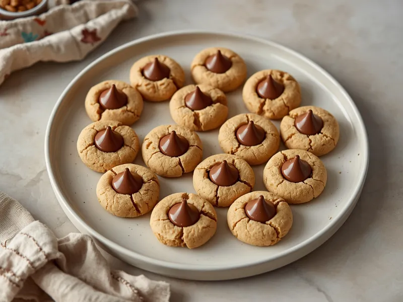 Peanut butter blossoms