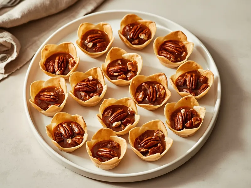 Pecan pie bites