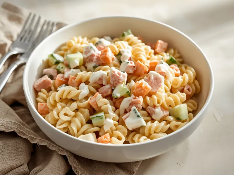 Ranch pasta salad