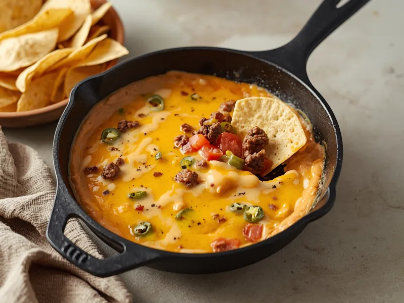 Rotel dip (sausage queso)